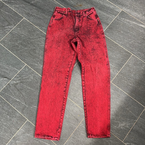 Wrangler Vibrant Red Denim jeans - Picture 1 of 5